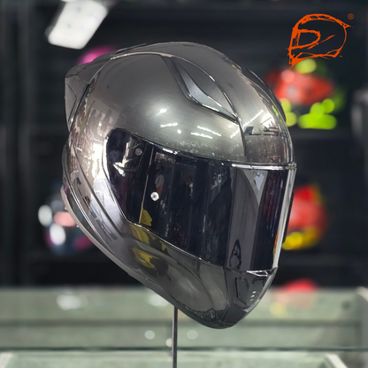 Casco Integral LS2 Rapid II Jeans Titanium Brillo FF353