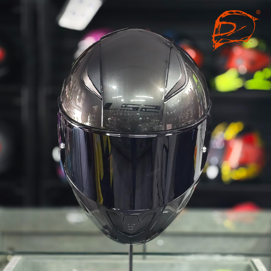 Casco Integral LS2 Rapid II Jeans Titanium Brillo FF353