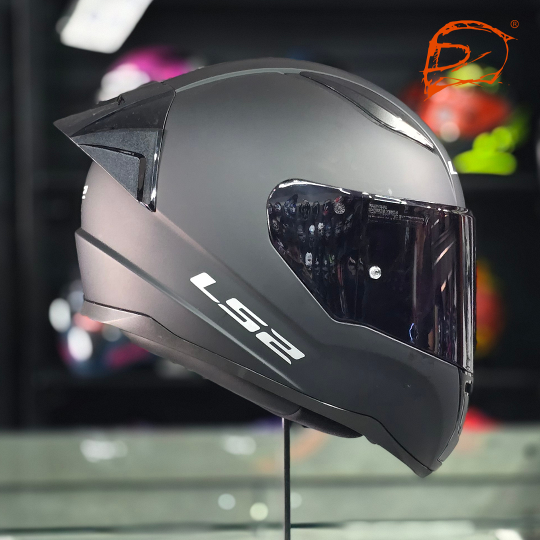Casco Integral LS2 Rapid II Solid Negro Mate FF353