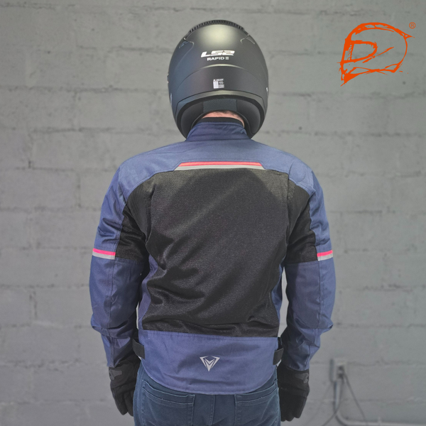 Chamarra De Moto Giacomo Premium Lite Azul