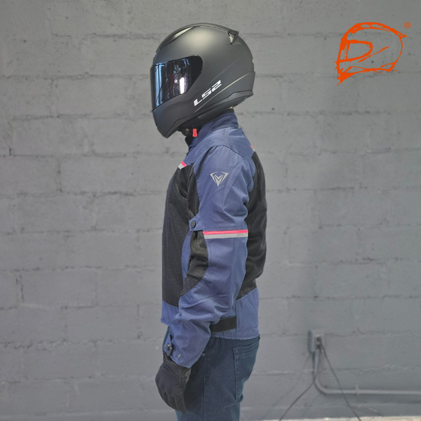 Chamarra De Moto Giacomo Premium Lite Azul
