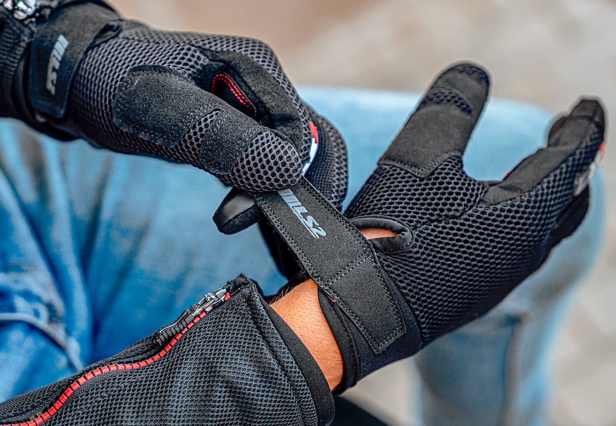Guantes Ls2 Vel Cool Negro