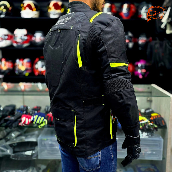 Chamarra Atrox AT-2205 Cordura Larga Amarillo