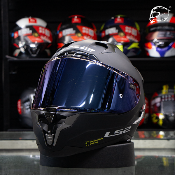 Casco Integral Ls2 Challenger Solid Negro Mate Ff327