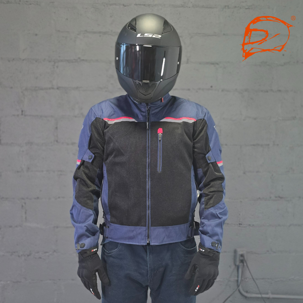 Chamarra De Moto Giacomo Premium Lite Azul