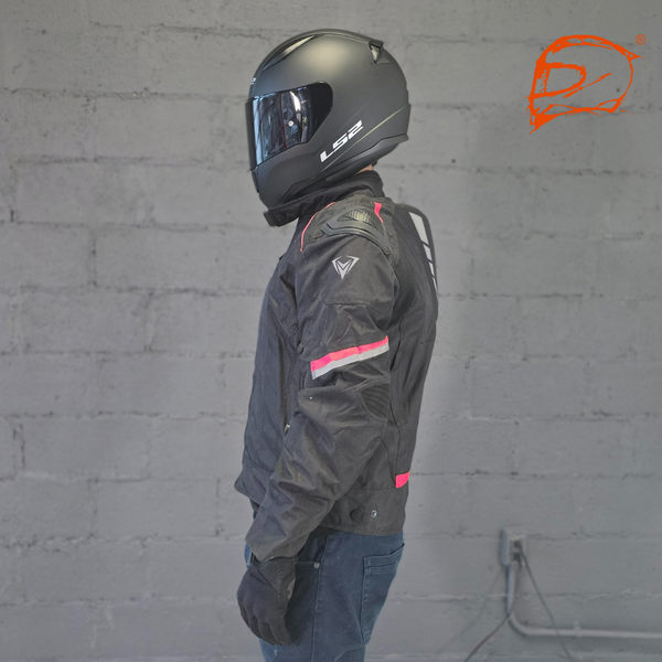 Chamarra De Moto Giacomo Racer Negro Rojo