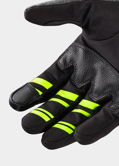 Guantes Ls2 Urbs II Touring Impermeables Negro Gris Amarillo