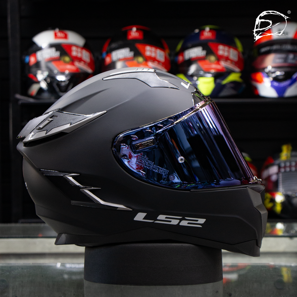 Casco Integral Ls2 Challenger Solid Negro Mate Ff327
