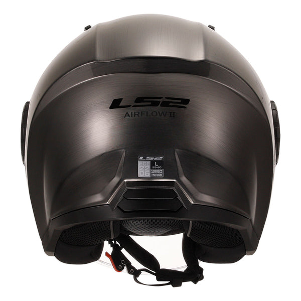 Casco Abierto Ls2 Airflow II S Jeans Titanium OF616