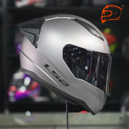 Casco Integral Ls2 Rapid 2 Solid Titanium Mate FF353