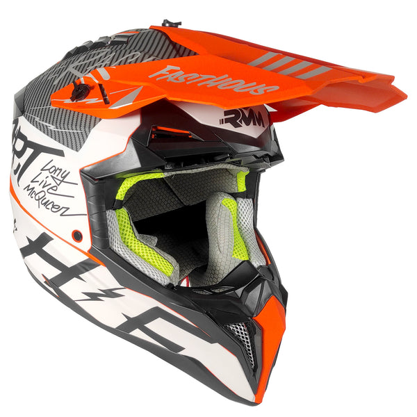 Casco Rmm 189 Cross Gráficos Nar/Blco