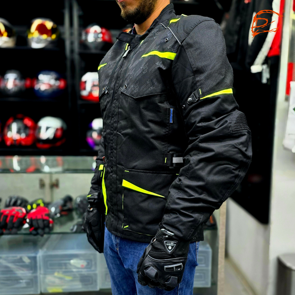 Chamarra Atrox AT-2205 Cordura Larga Amarillo
