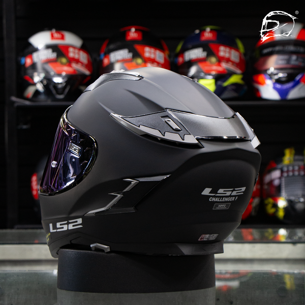 Casco Integral Ls2 Challenger Solid Negro Mate Ff327