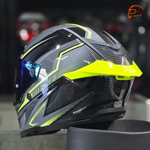 Casco Integral Joe Rocket Rkt 240 Mission Neon Brillo