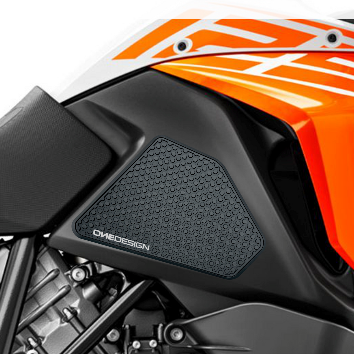 Side HDR Tankpad KTM Black