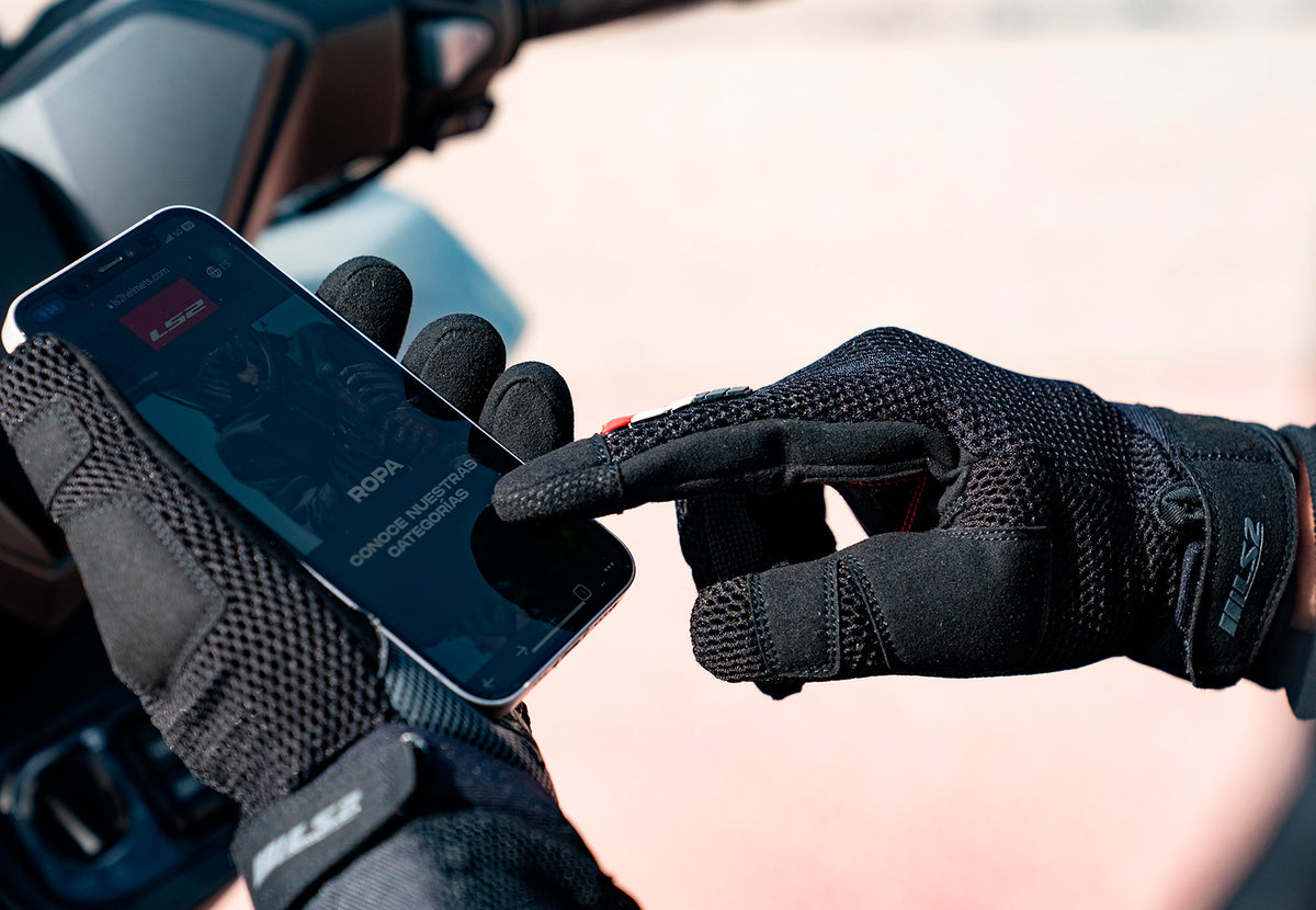 Guantes Ls2 Vel Cool Negro