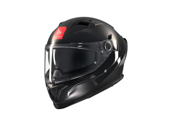 Casco MT Braker A1 Sv Solid Negro Brillo