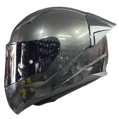 Casco Integral LS2 Rapid II Jeans Titanium Brillo FF353
