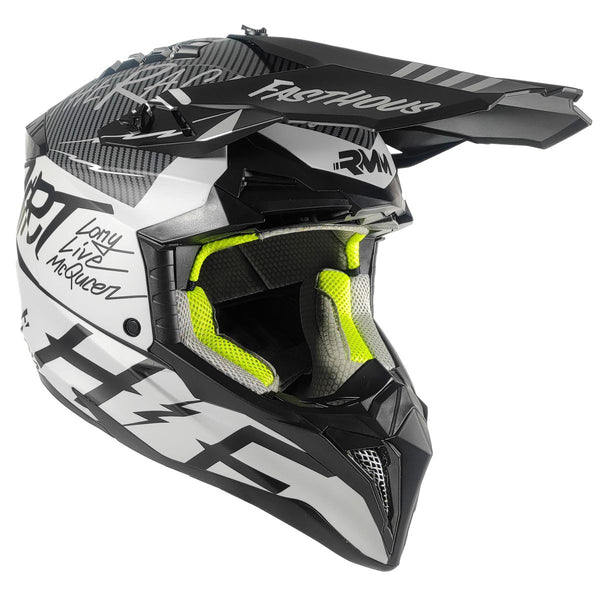 Casco Rmm 189 Cross Graficos Negro Mate Dot