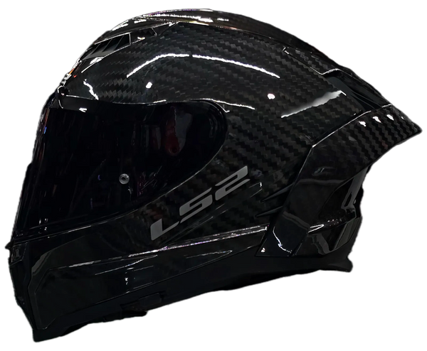 Casco Cerrado Ls2 Dragon Carbón Brillo FF807