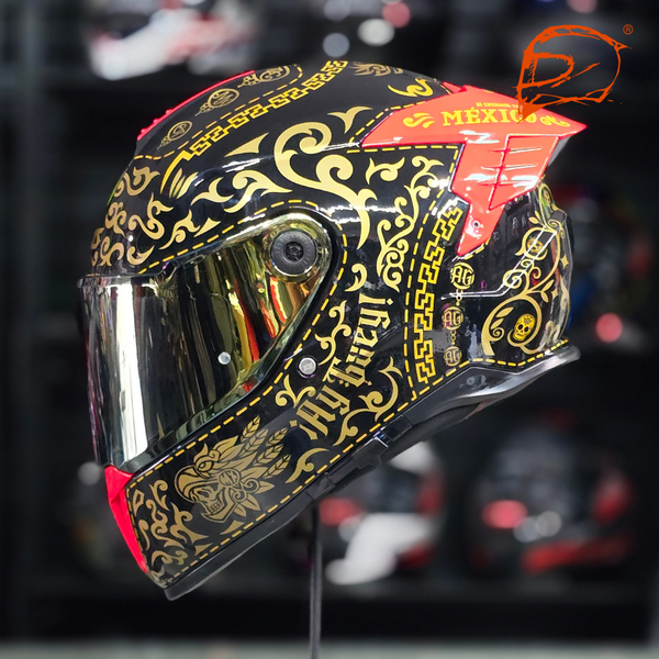 Casco Integral Axxis Hawk B9 Ay Guey Mariachi