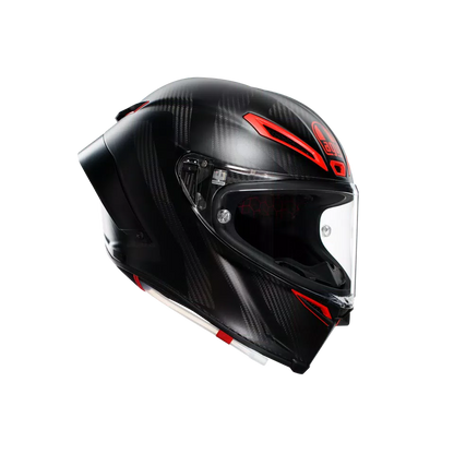 Casco Integral Agv Gp Rr ECE2206 MPLK Intrepido Carbon Rojo Mate