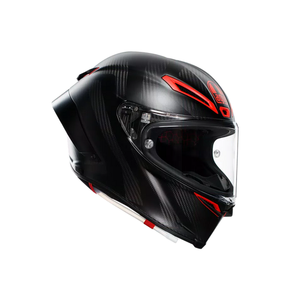 Casco Integral Agv Gp Rr ECE2206 MPLK Intrepido Carbon Rojo Mate