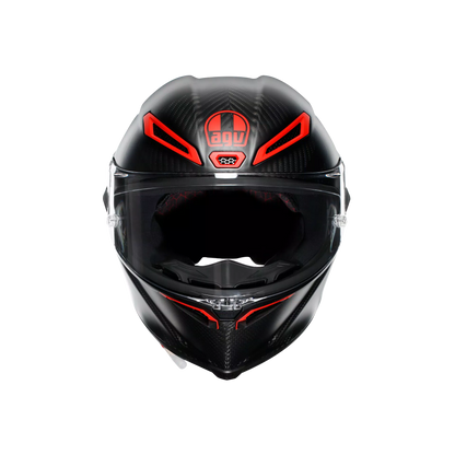 Casco Integral Agv Gp Rr ECE2206 MPLK Intrepido Carbon Rojo Mate