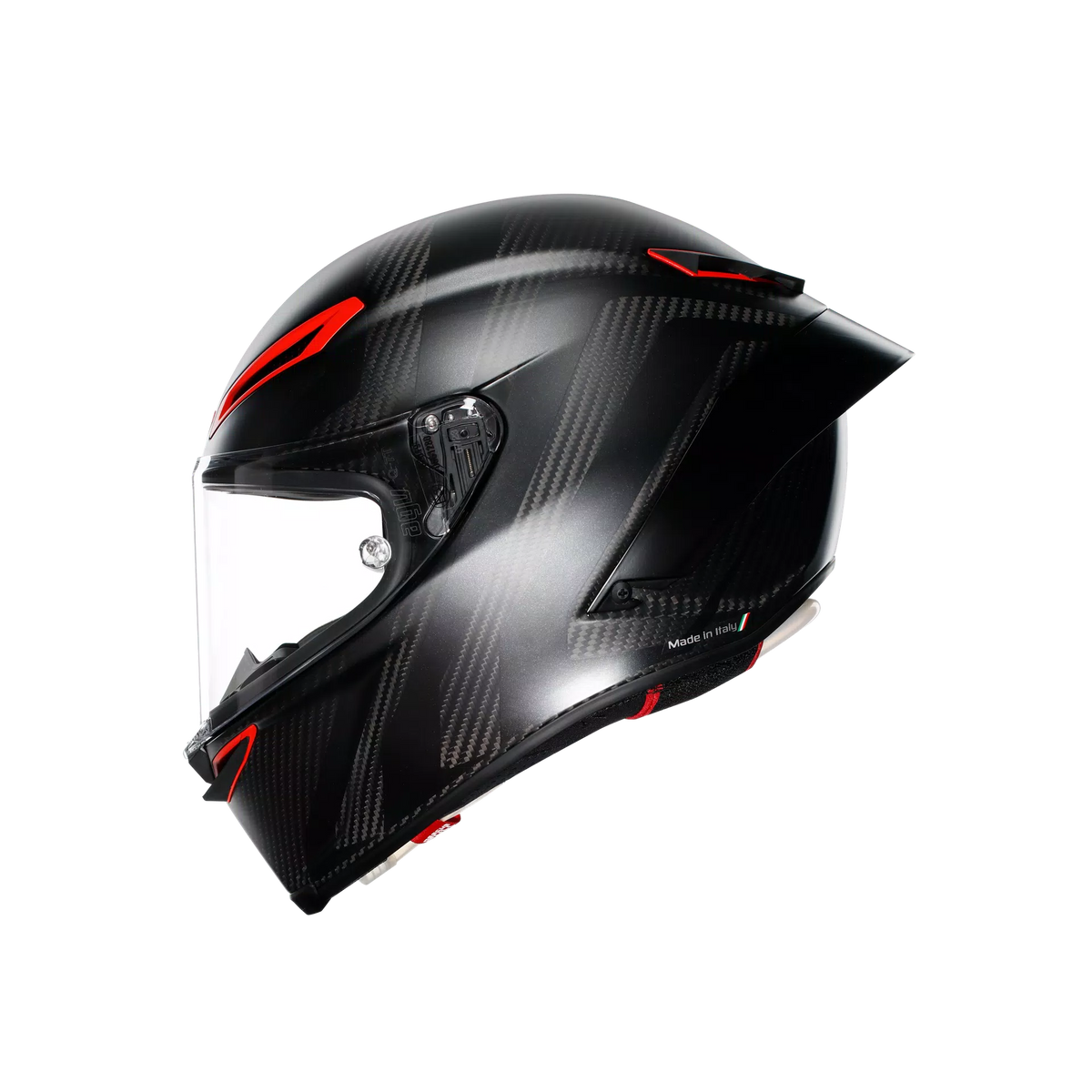 Casco Integral Agv Gp Rr ECE2206 MPLK Intrepido Carbon Rojo Mate
