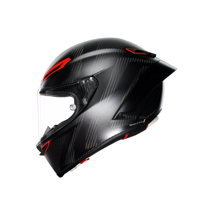 Casco Integral Agv Gp Rr ECE2206 MPLK Intrepido Carbon Rojo Mate