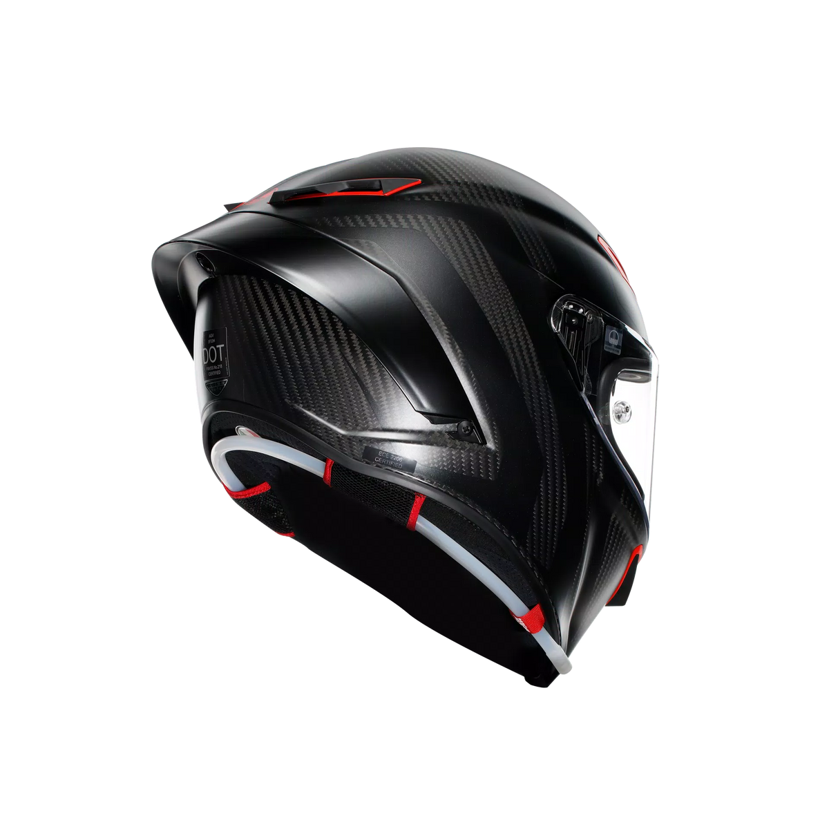 Casco Integral Agv Gp Rr ECE2206 MPLK Intrepido Carbon Rojo Mate