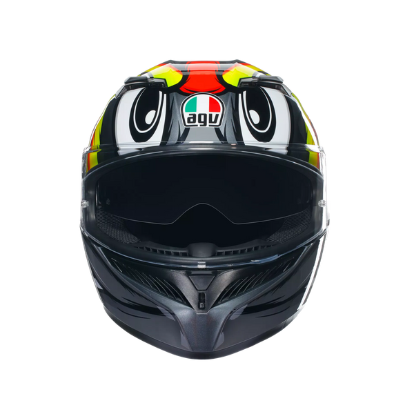 Casco Integral  AGV K3 E2206 Multy Birdy 2.0 Brillo