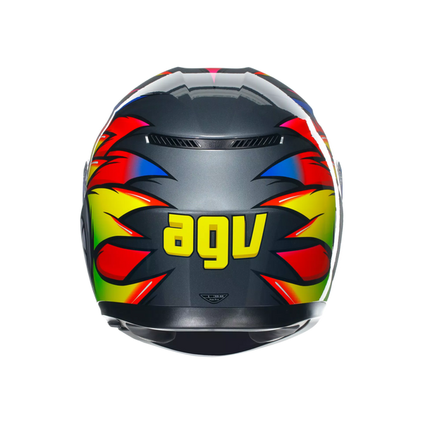 Casco Integral  AGV K3 E2206 Multy Birdy 2.0 Brillo