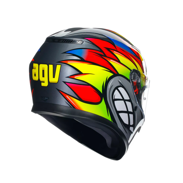 Casco Integral  AGV K3 E2206 Multy Birdy 2.0 Brillo