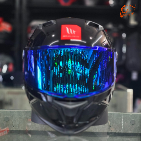 Casco MT Braker A1 Sv Solid Negro Brillo