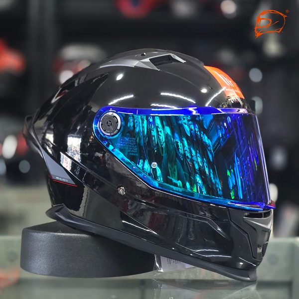 Casco MT Braker A1 Sv Solid Negro Brillo