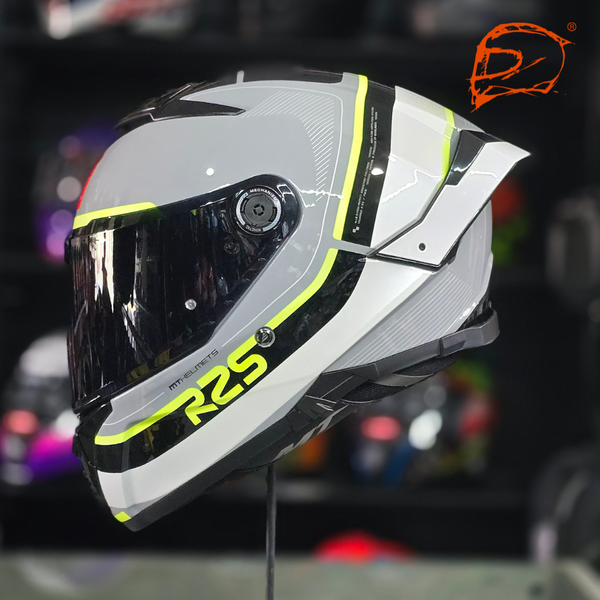 Casco Integral Mt Thunder 4 Sv R25 C3 Fluor Brillo