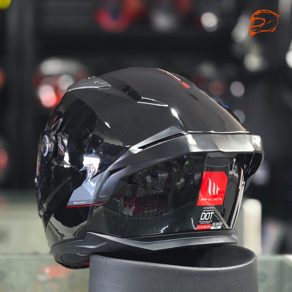 Casco MT Braker A1 Sv Solid Negro Brillo