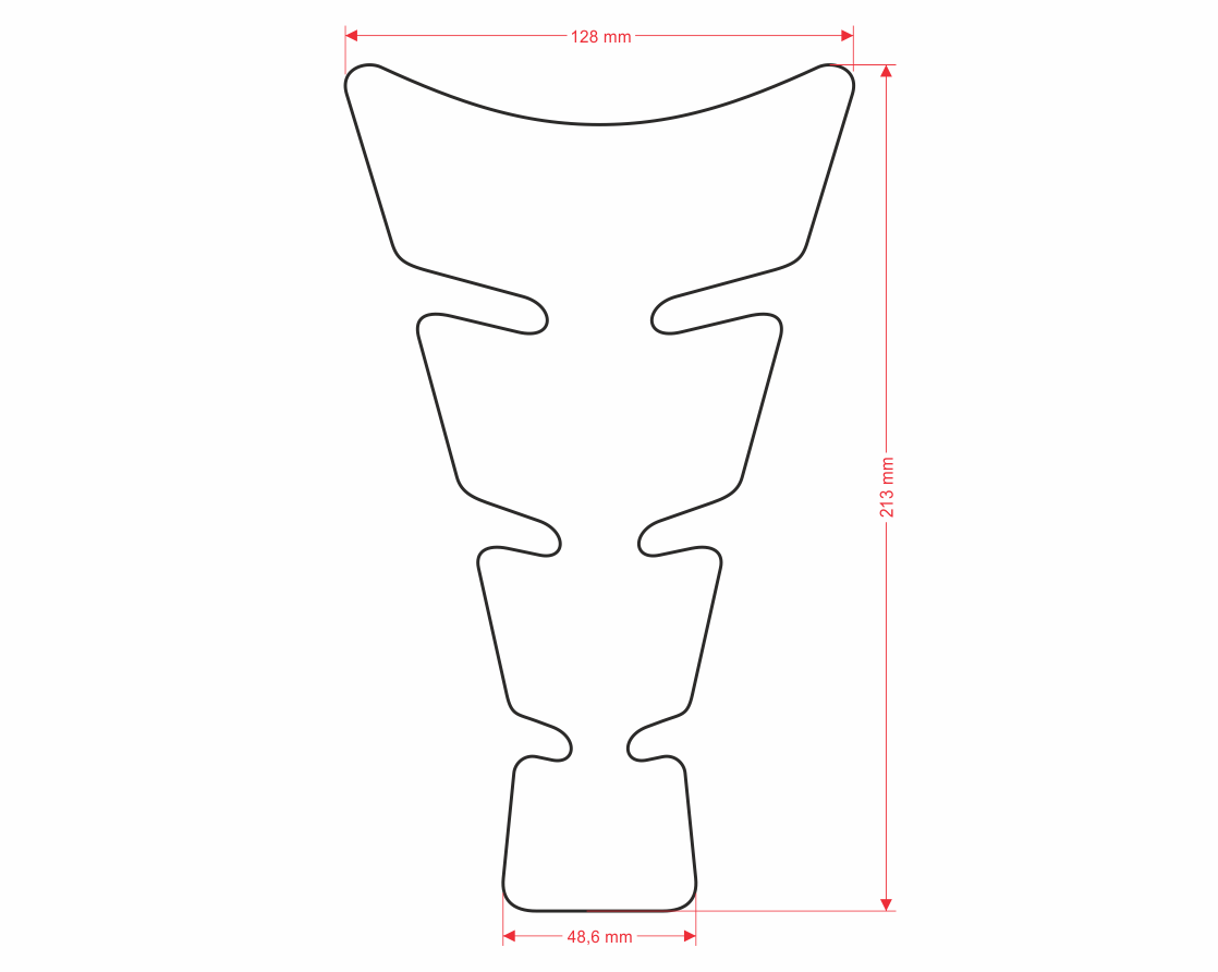 Spirit 51 Black Tank Pad