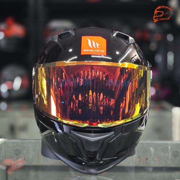Casco MT Braker A1 Sv Solid Negro Brillo