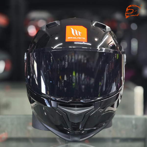 Casco MT Braker A1 Sv Solid Negro Brillo