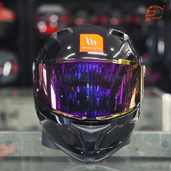 Casco MT Braker A1 Sv Solid Negro Brillo