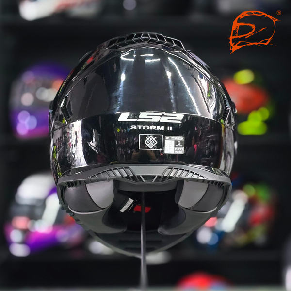 Casco Integral LS2 Storm II Ff800 Negro Brillo FF800