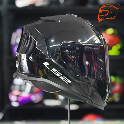 Casco Integral LS2 Storm II Ff800 Negro Brillo FF800