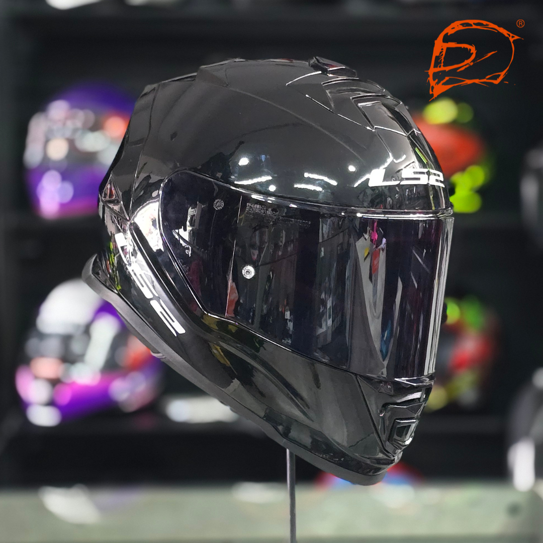 Casco Integral LS2 Storm II Ff800 Negro Brillo FF800