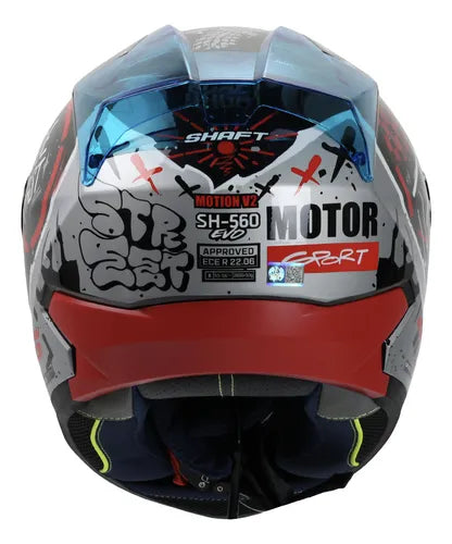Casco SHAFT 560 Camaleon RV2 Rojo Motion