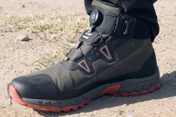 BOTAS LS2 NEGRO TREKKER IMPERMEABLE VERDE