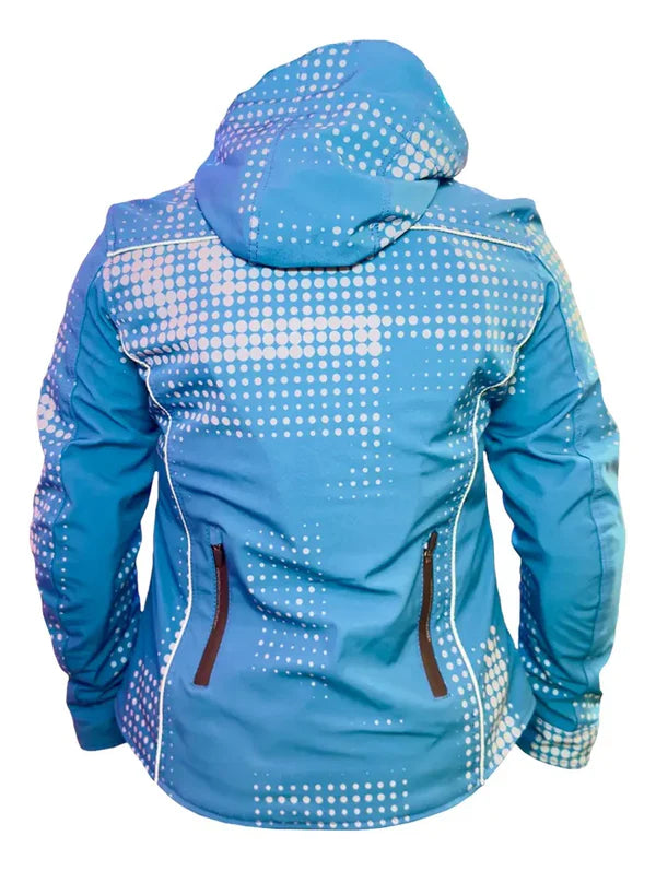 Chamarra Con Protecciones Immortale Dama Tridanta Azul