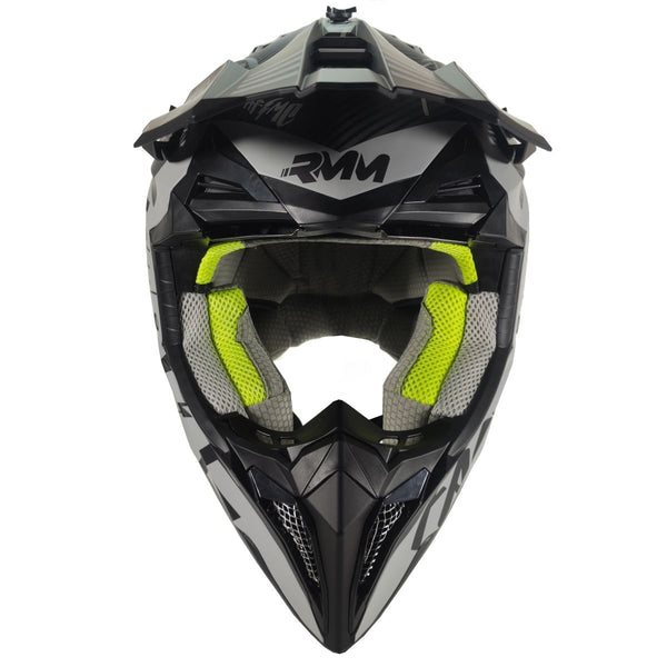Casco Rmm 189 Cross Graficos Negro Mate Dot