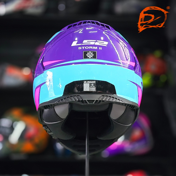 Casco Integral Ls2 Storm II Fist Morado Brillo FF800